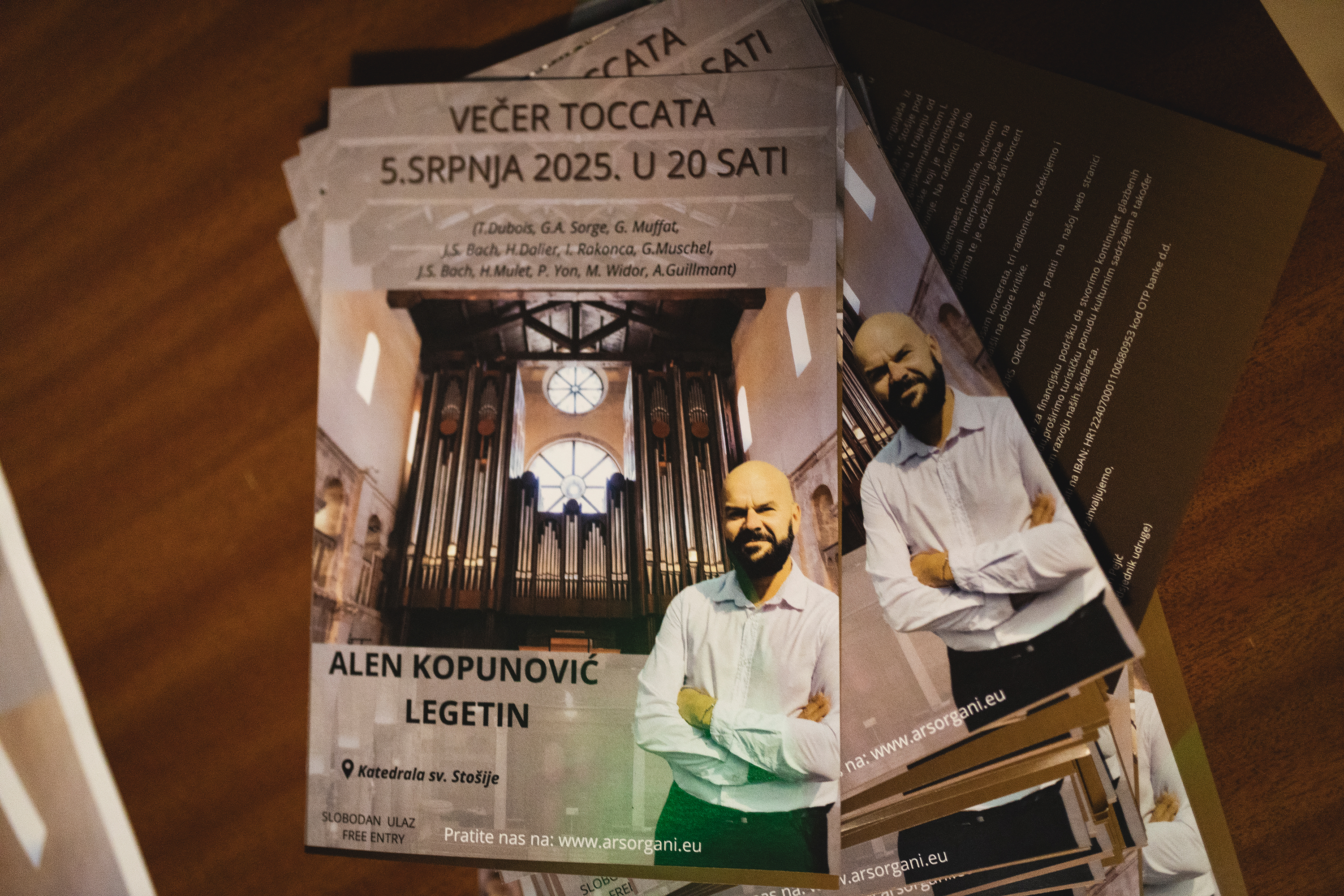 ALEN KOPUNOVIĆ LEGETIN  - „VEČER TOCCATA U ZADARSKOJ KATEDRALI“  5. 7. 2025. Image