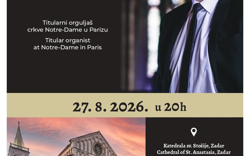 Gallery image for OLIVIER LATRY ODRŽAO SOLISTIČKI ORGULJAŠKI KONCERT U KATEDRALI SV. STOŠIJE