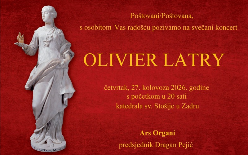 Gallery image for OLIVIER LATRY ODRŽAO SOLISTIČKI ORGULJAŠKI KONCERT U KATEDRALI SV. STOŠIJE