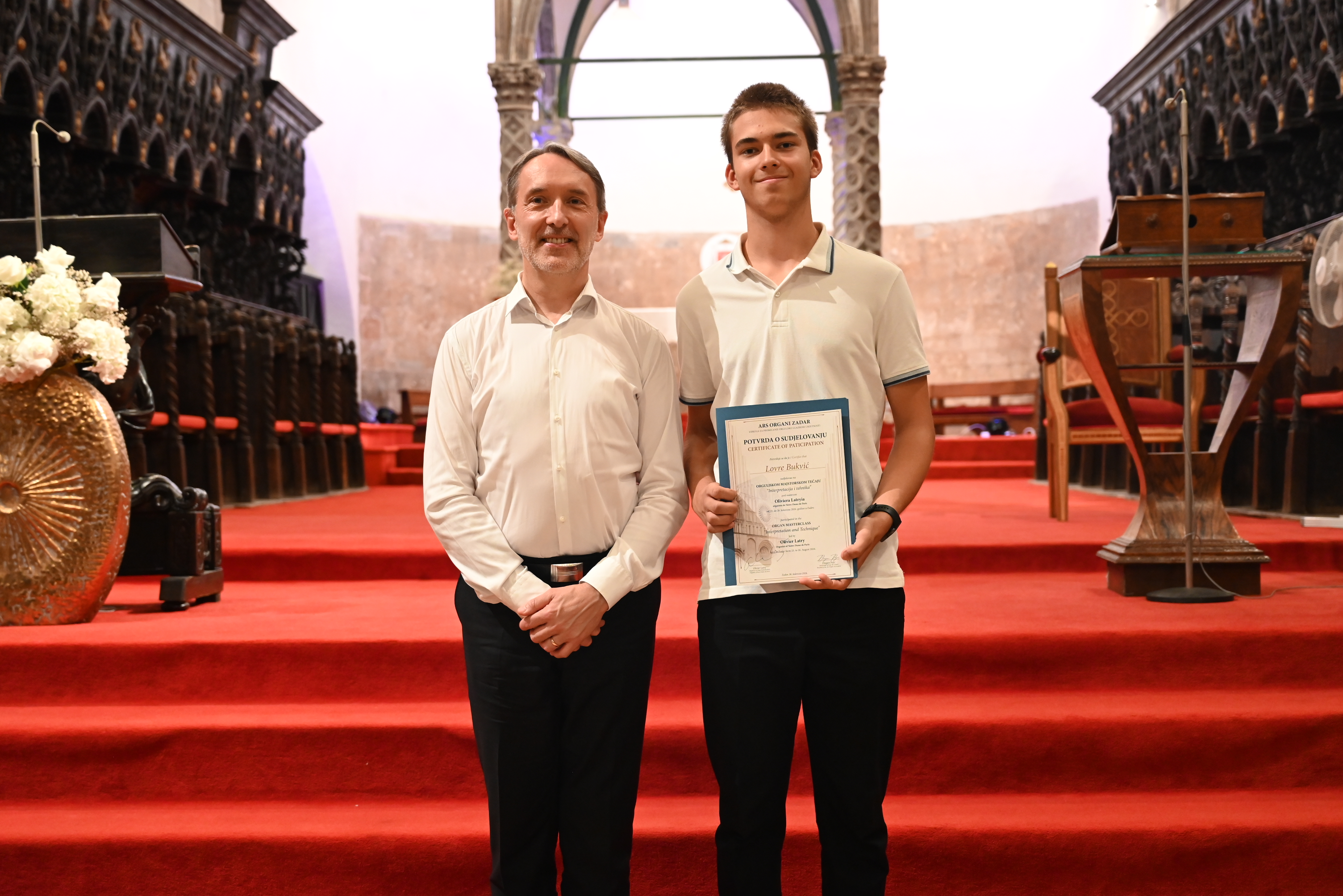 Olivier Latry – Majstorski tečaj orgulja „Interpretacija i tehnika“ Image