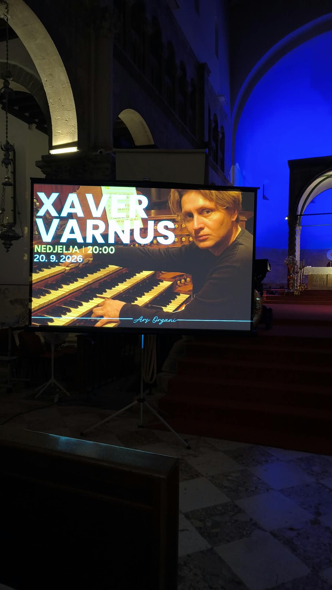 XAVER VARNUS U ZADARSKOJ PRVOSTOLNICI – ZAVRŠNI KONCERT FESTIVALA, 20. RUJNA 2026. Image