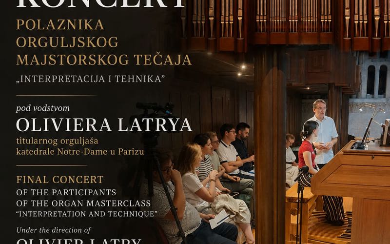 Gallery image for OLIVIER LATRY – MAJSTORSKI TEČAJ „INTERPRETACIJA I TEHNIKA“ U ZADRU